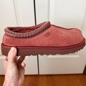 UGG Dusty Rose Suede Slip-Ons